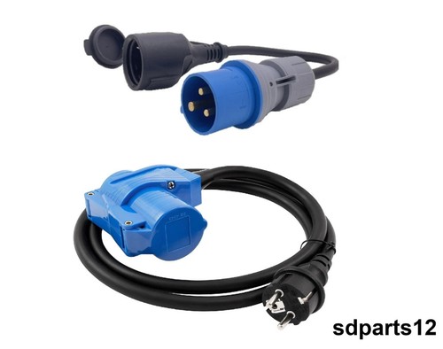 Cee schuko adapter set 230v - adapter,