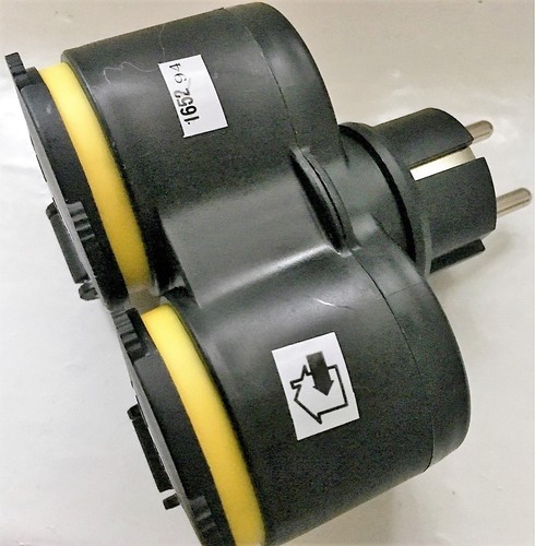 Adapter steckdose 2er - 1x,