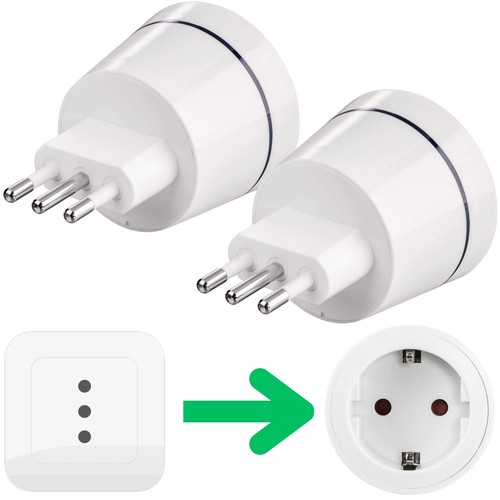 Hama reise stecker - 2x,