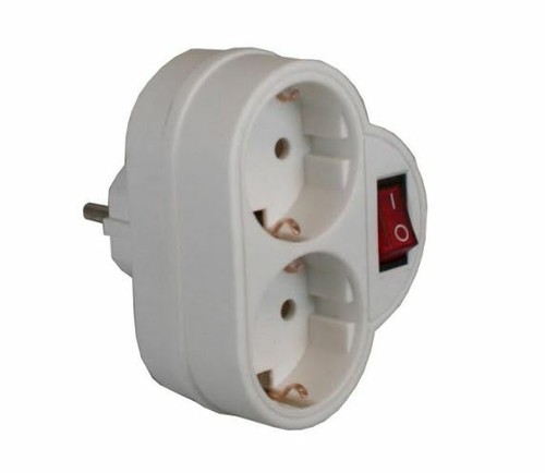 Schuko doppelstecker mit - schuko,