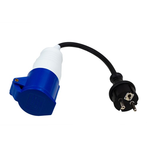 Cee adapter schuko stecker auf - cee,