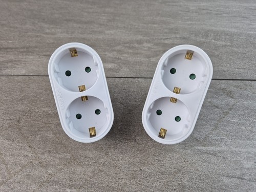 Schuko doppelstecker - x,