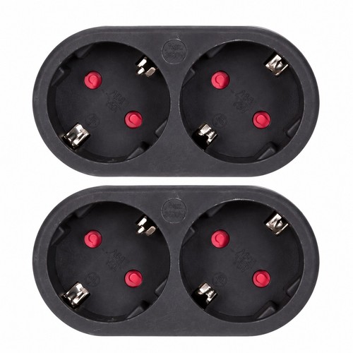 Stück schuko doppelstecker - stück,