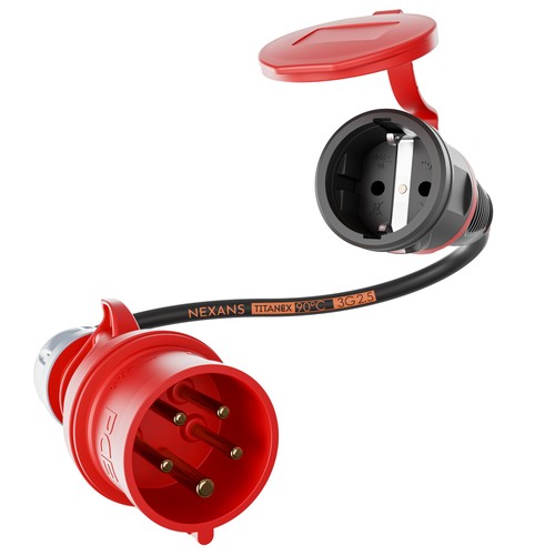 Cee adapter 400v stecker - 16, a