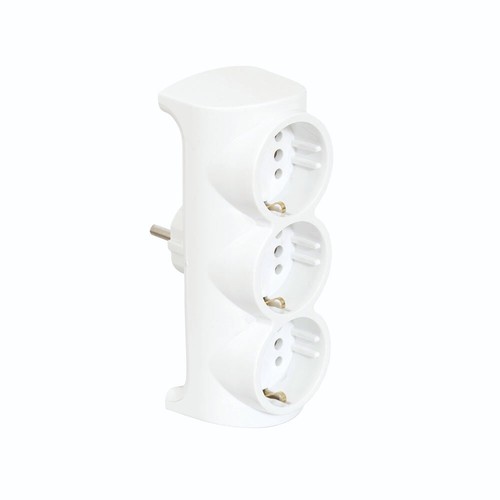 Fach steckdosenadapter - 3-fach,