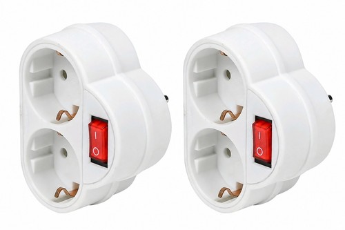 Stück schuko doppelstecker - stück,