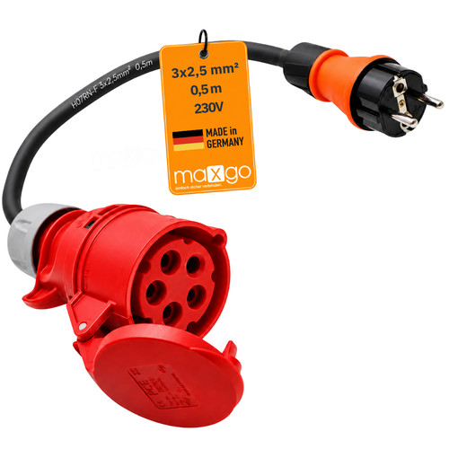Cee adapter starkstrom 230v - adapter,