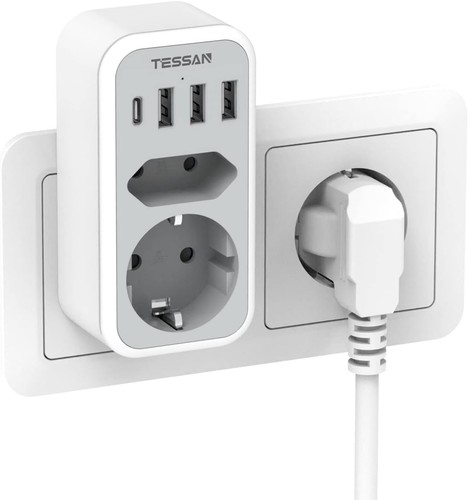 Mehrfachsteckdose mit usb - mehrfachsteckdose,