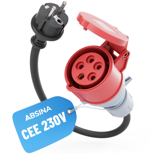Absina adapter schuko stecker - adapter,